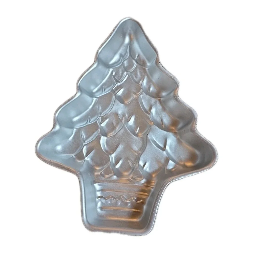 Vtg Wilton Christmas Tree Cake‎ Baking Pan 1972 Holiday Kitchen Ware Desserts